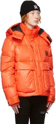 AMIRI Orange Down Puffer Jacket