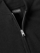 Club Monaco - Cashmere Zip-Up Cardigan - Black