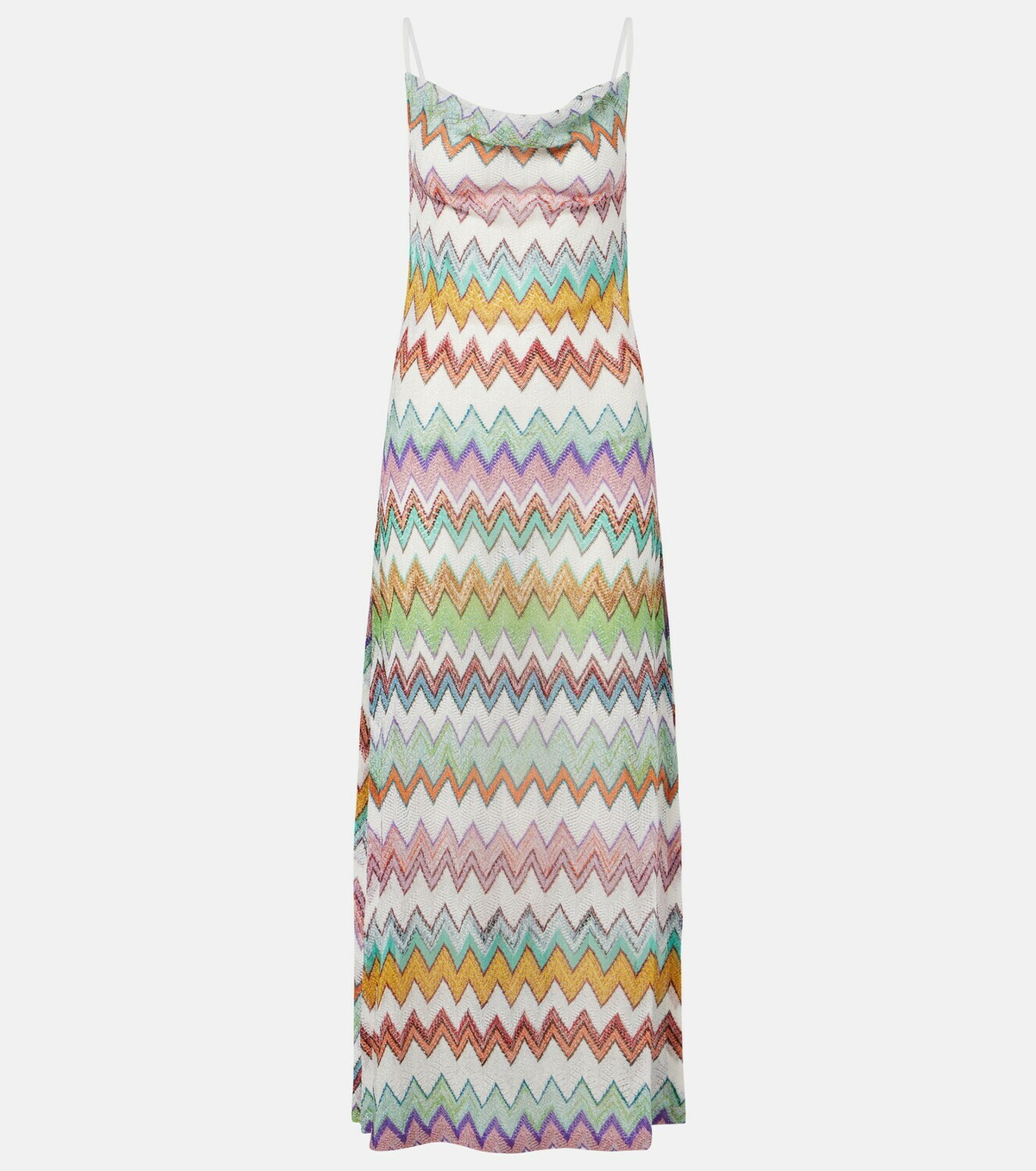 Missoni Zigzag lamé maxi dress