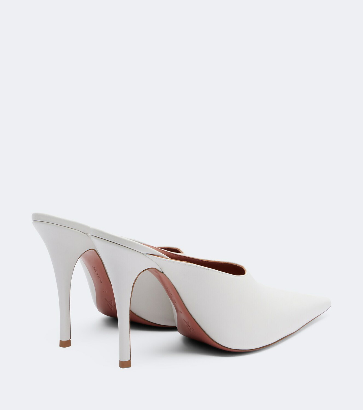 Amina Muaddi Felicia leather mules