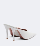 Amina Muaddi Felicia leather mules