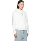MM6 Maison Margiela White Logo Hoodie