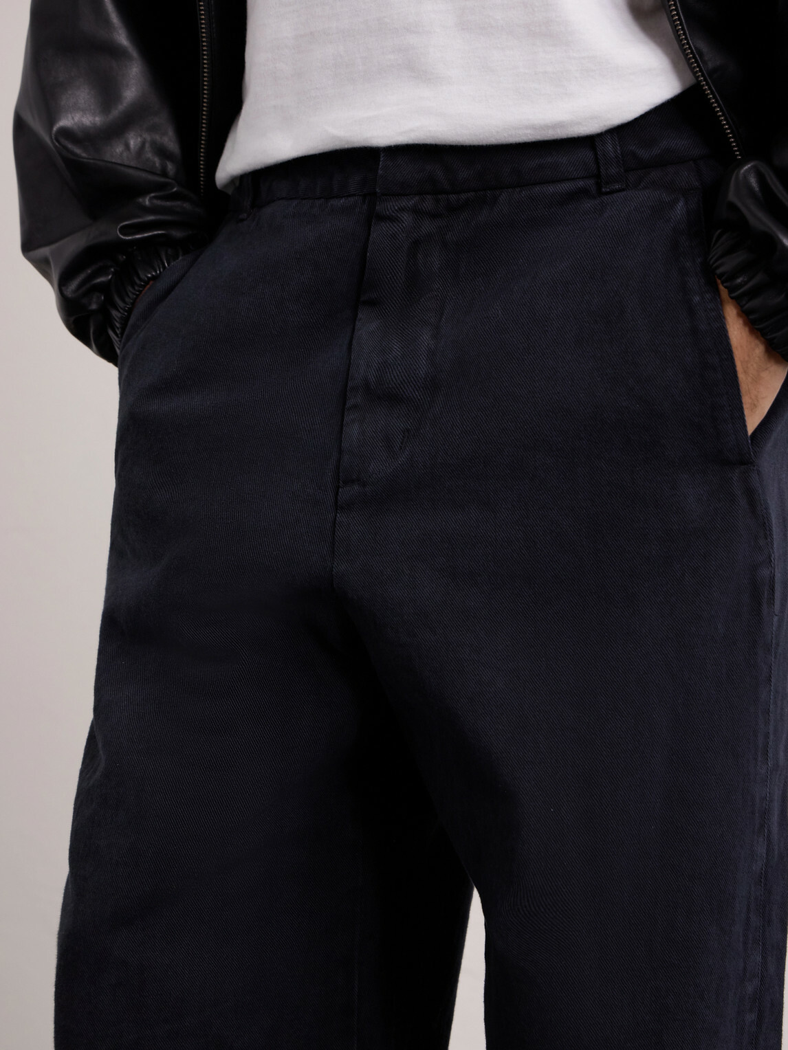 Amomento - Cotton Wide-Leg Jeans - Black