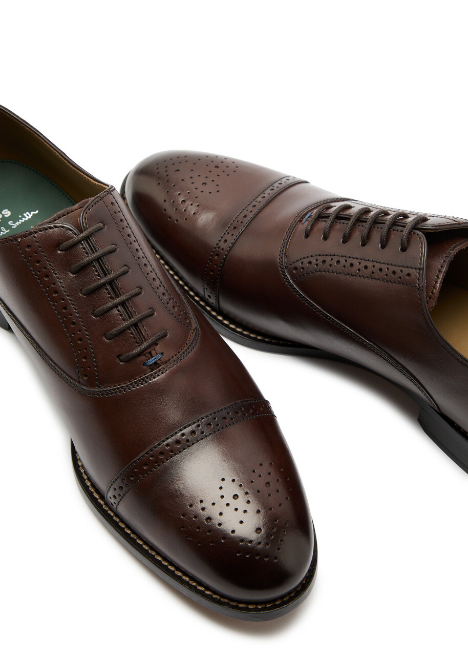 Paul Smith Philip Leather Oxford Shoes Brown Paul Smith display picture 1
