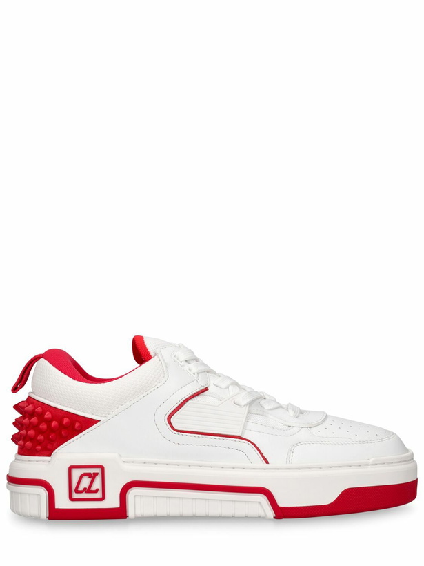 Photo: CHRISTIAN LOUBOUTIN - Astroloubi Leather Low Top Sneakers