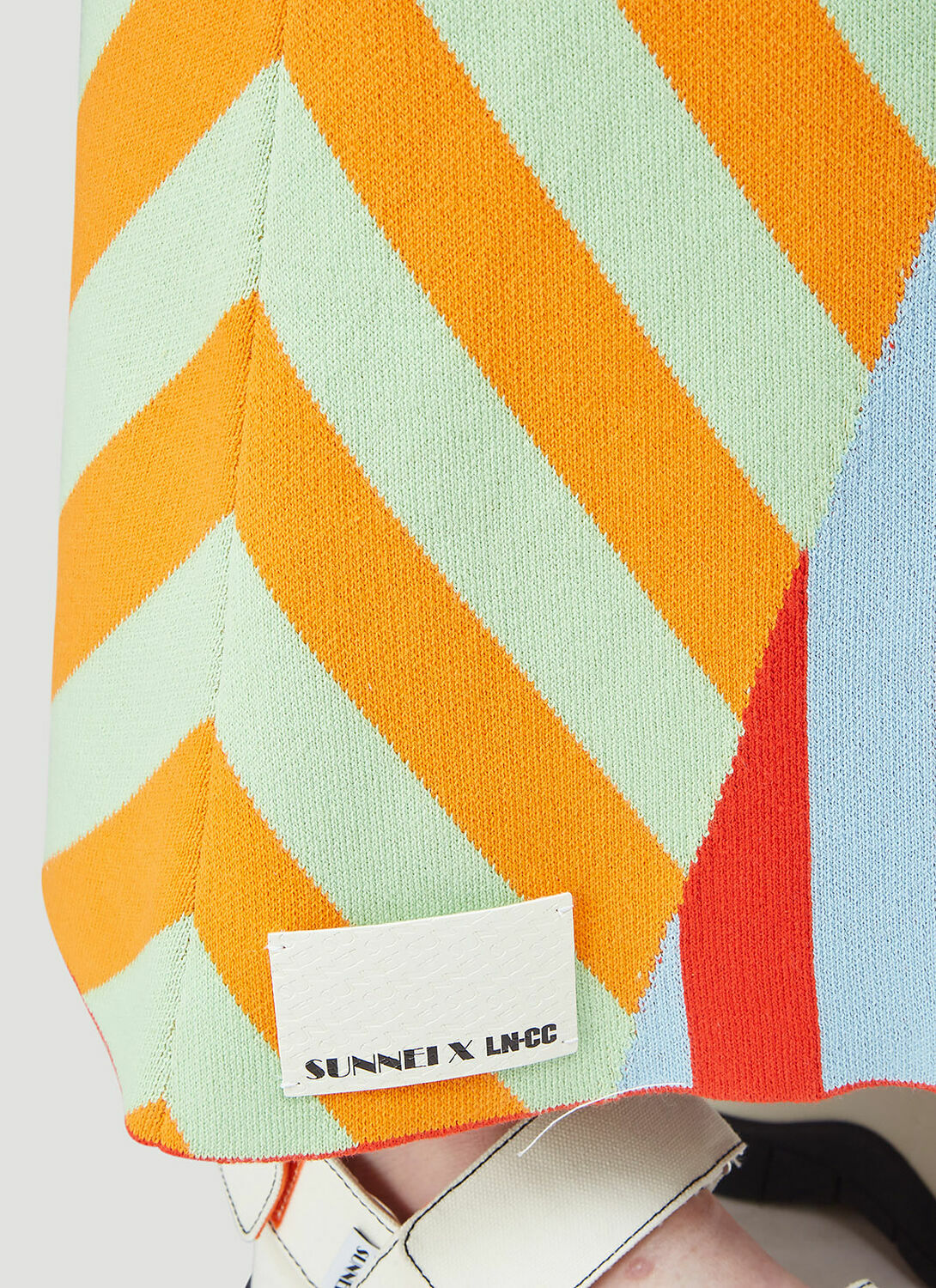 Sunnei Patchwork Knit Skirt