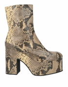 Dries Van Noten Womens Ankle boots in Beige