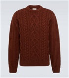 Dries Van Noten Cable-knit wool sweater