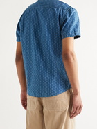 Faherty - Playa Printed Organic Cotton-Twill Shirt - Blue