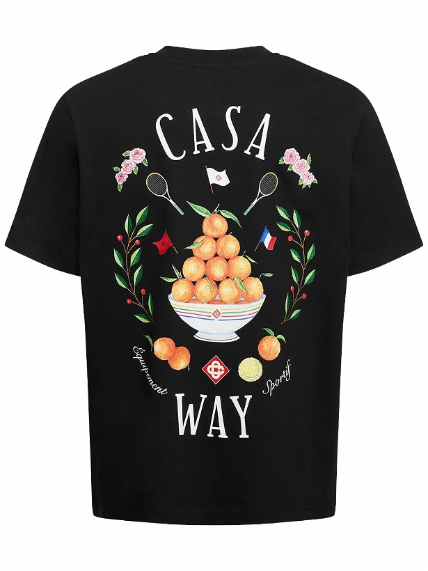 Photo: CASABLANCA - Lvr Exclusive Casa Way Cotton T-shirt