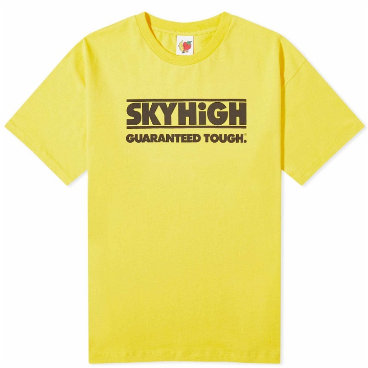 Photo: Sky High Farm Men's Construction T-Shirt in Yellow