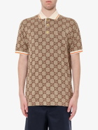 Gucci Polo Shirt Beige Mens