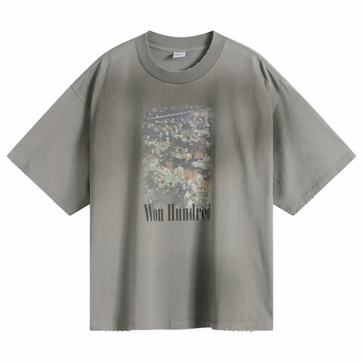 Photo: Won Hundred Men's Houston Casino T-Shirt in Washed Steel Grey
