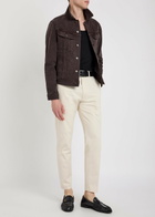 Tom Ford Patch Pocket Denim Jacket Brown