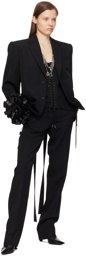 Jean Paul Gaultier Black Corseted Blazer