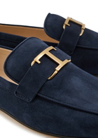 Tods Suede Loafers Navy