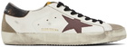 Golden Goose Blue & White Super -Star Sneakers