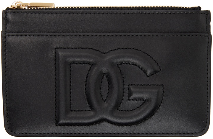 Photo: Dolce & Gabbana Black Logo Coin Purse Card Holder
