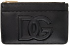 Dolce & Gabbana Black Logo Coin Purse Card Holder
