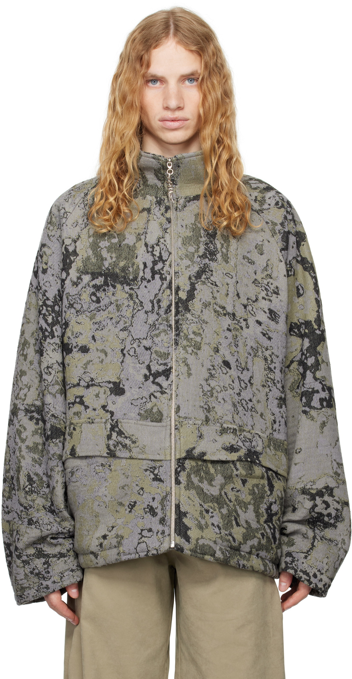 Serapis Gray Raglan Jacket