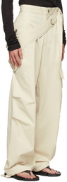 Hyein Seo Beige Bag Trousers