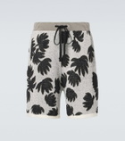 Commas Jacquard terry shorts