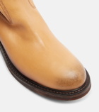 Miu Miu Foule leather ankle boots