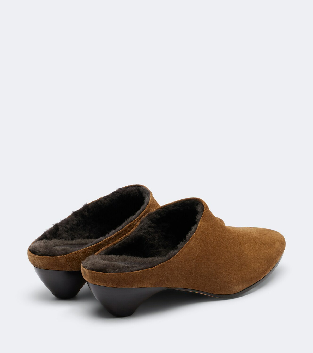 Le Monde Béryl Allegra shearling-lined suede mules