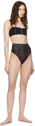 Fleur du Mal Black Brilliant Briefs