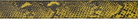 LU'U DAN Black & Yellow 'Year of the Snake' Jungle Carpet Python Belt