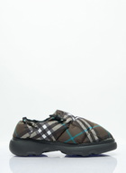 Burberry Check Nylon-Blend Pillow Mule