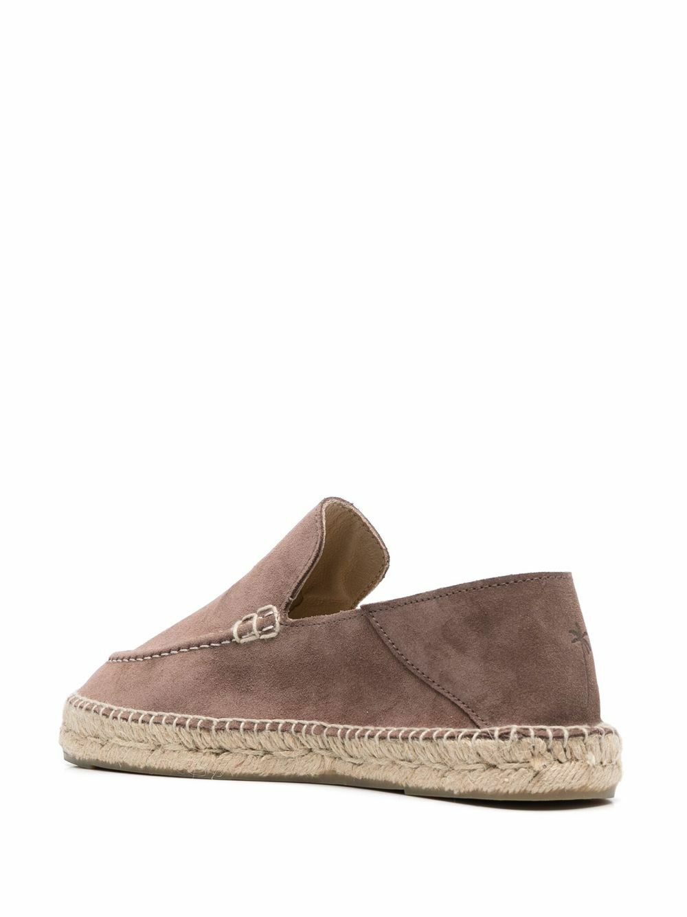 Manebi Men's Espadrille in Suede Brown
