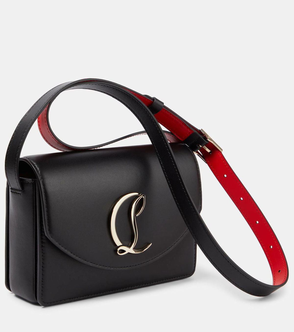 Christian Louboutin Loubi54 Small leather crossbody bag Christian