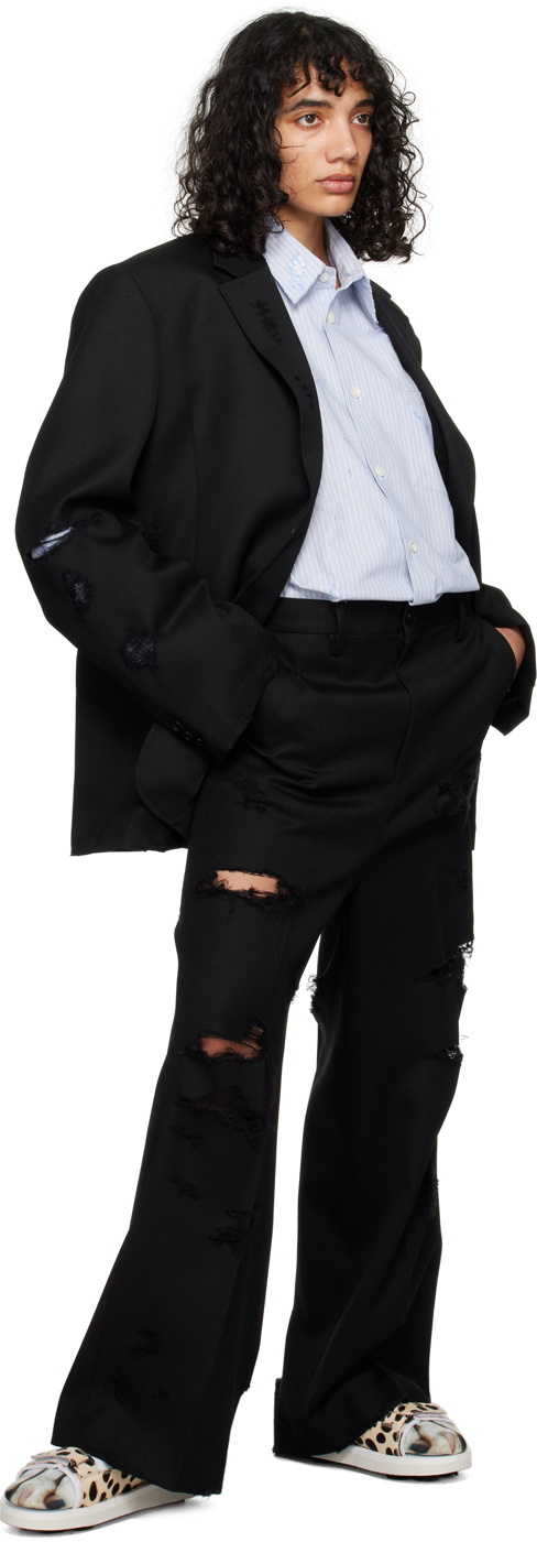 Doublet Black Destroyed Trousers