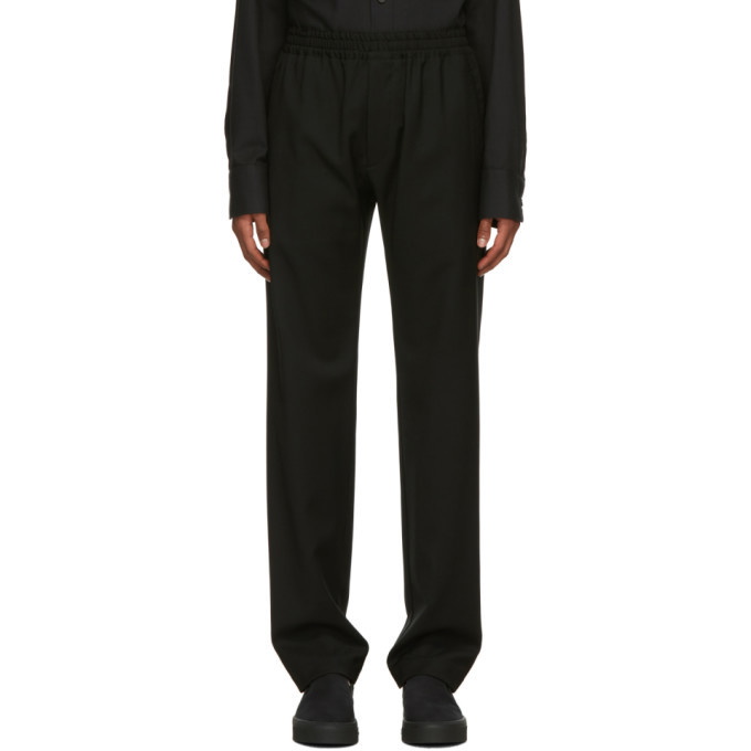 Photo: The Row Black Wool Josh Trousers