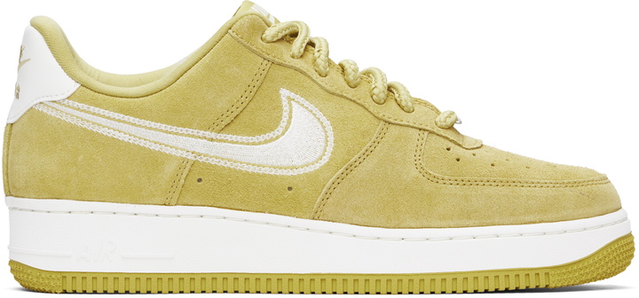 Photo: Nike Yellow Air Force 1 '07 LV8 Sneakers