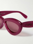 Loewe - Curvy Cat-Eye Acetate Sunglasses