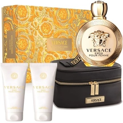 Versace Ladies Eros pour Femme Gift Set Fragrances 8011003893324