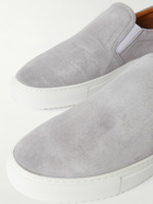 Mr P. - Regenerated Suede by evolo® Slip-On Sneakers - Purple