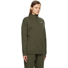 Nike Khaki Fleece Sportswear 1/4 Zip Sweatshirt
