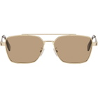 Fendi Gold 'Fendi Sky' Sunglasses