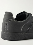 Maison Margiela - Replica Blackboard-Effect Leather Sneakers - Black