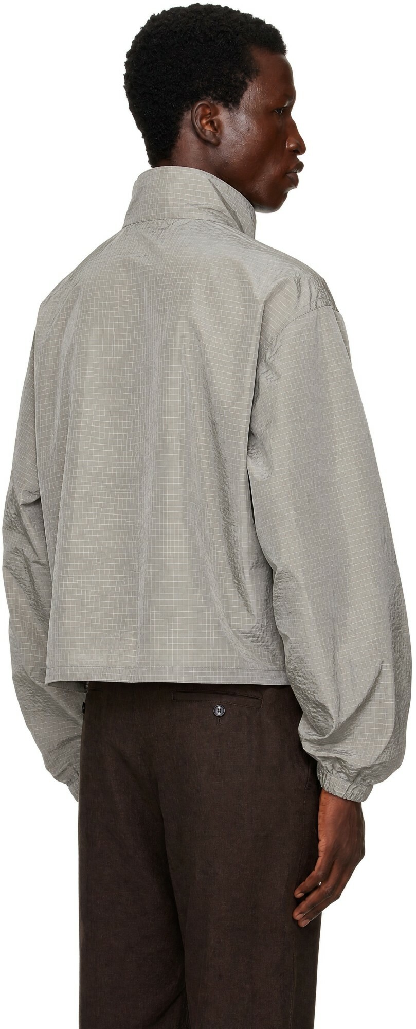 colbo Gray Ripstop Track Jacket