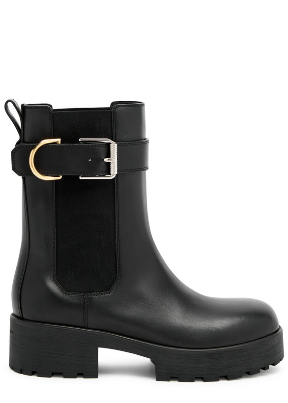 Photo: Givenchy Voyou Leather Chelsea Boots Black