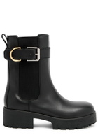 Givenchy Voyou Leather Chelsea Boots Black