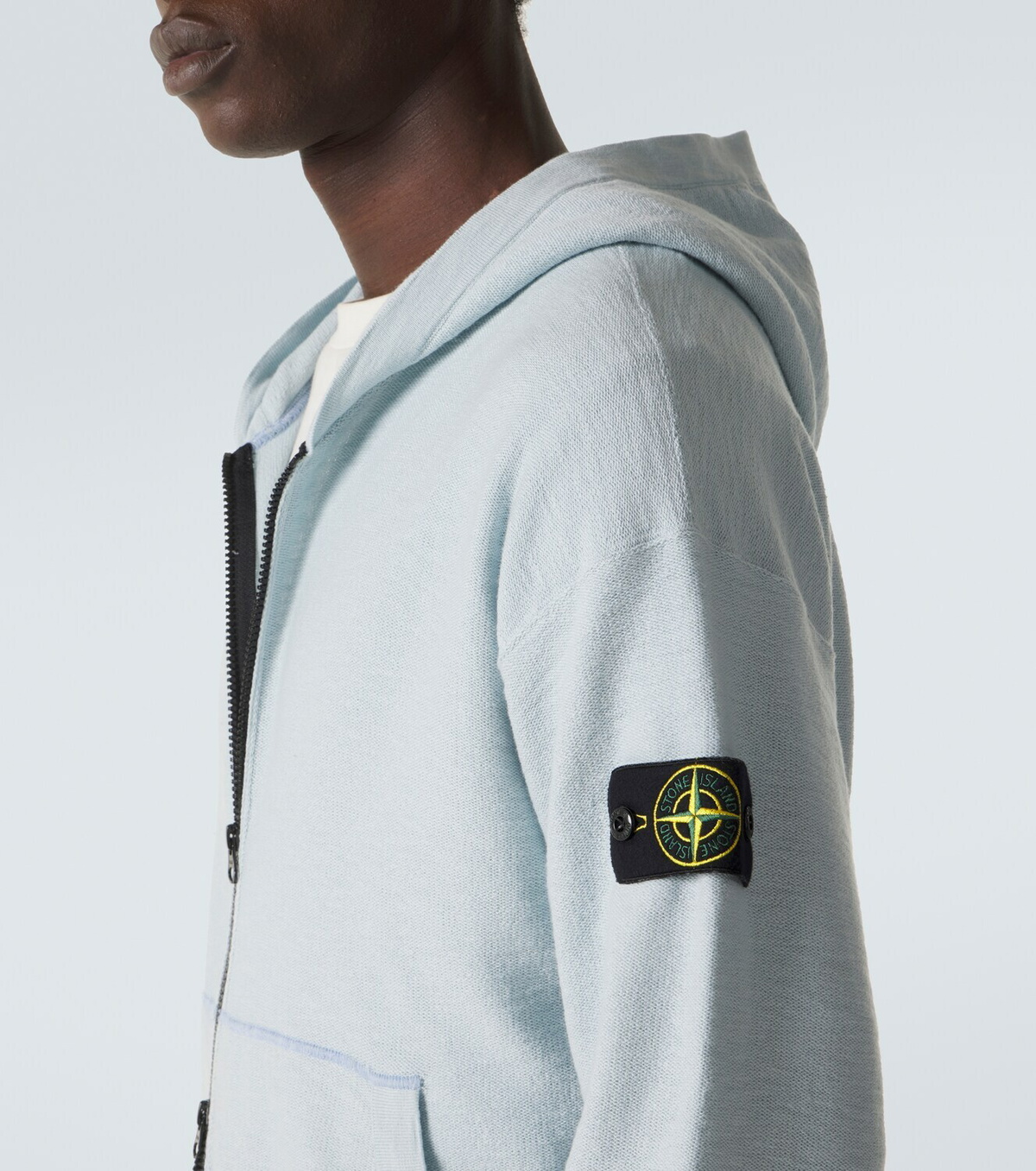 Stone Island Compass cotton-blend hoodie