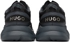 Hugo Black Lace-Up Sneakers
