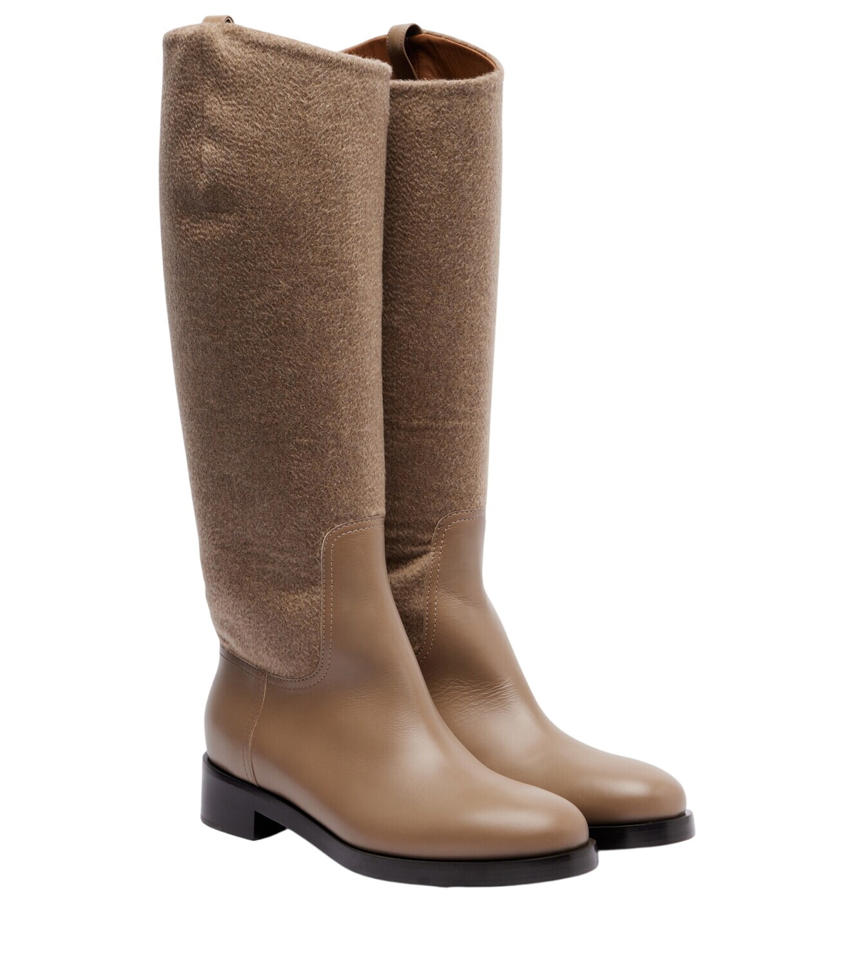 Max Mara Black Becky Lace-Up Boots Max Mara
