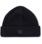 Acne Studios - Ribbed Wool-Blend Beanie - Men - Navy