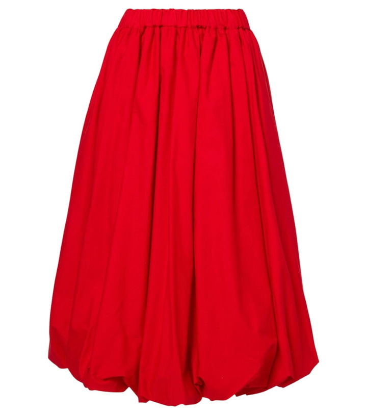 Photo: Noir Kei Ninomiya Gathered cotton midi skirt